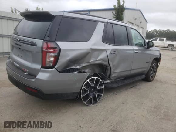 2024 Chevrolet Tahoe с VIN 1GNSCRKT3RR301857, выставлен на аукционе Copart как лот 70279964 с пробегом 2 980 миль миль и Списание • Salvage title. История ставок и продаж доступна на DreamBid. Изображение 3.