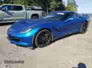 2014 Chevrolet Corvette Z51 2LT z VIN 1G1YK2D71E5116164, wystawiony jako Copart lot #75863224 z przebiegiem 71 250 mil mil oraz Szkoda całkowita • Salvage title. Historia ofert i sprzedaży dostępna na DreamBid. Obrazek 1.