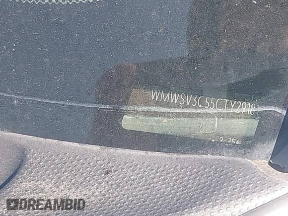 2012 MINI Hardtop S with VIN WMWSV3C55CTY29181, listed as a IAAI auction lot 42621045 with 68,706 mi miles and . Bid and sale history available at DreamBid. Image 9.