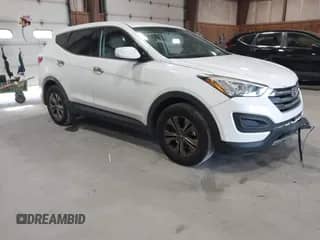 2016 Hyundai Santa Fe with VIN 5XYZTDLB9GG351223, listed as a IAAI auction lot 43345139 with 123,890 mi miles and . Bid and sale history available at DreamBid. Image 1.