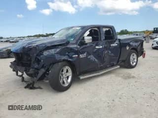 2016 Ram 1500 Express with VIN 1C6RR6FTXGS136093, listed as a Copart auction lot 56882175 with 103,674 mi miles and Salvage title. Bid and sale history available at DreamBid. Image 1.