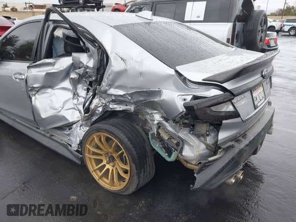 2023 Subaru WRX Limited with VIN JF1VBAL64P9820485, listed as a IAAI auction lot 41571851 with 14,112 mi miles and . Bid and sale history available at DreamBid. Image 12.