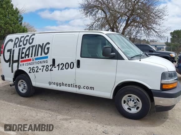 2021 Chevrolet Express Cargo with VIN 1GCWGAF75M1194461, listed as a IAAI auction lot 42122648 with 64,047 mi miles and . Bid and sale history available at DreamBid. Image 13.
