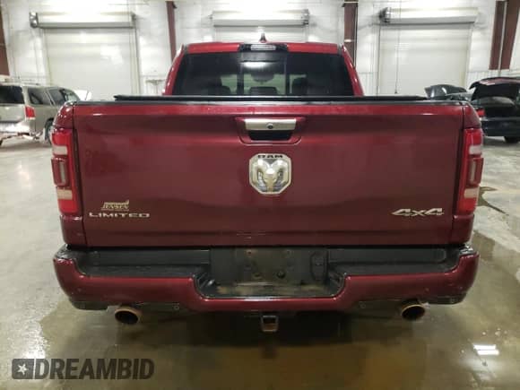 2022 Ram 1500 Limited z VIN 1C6SRFHT4NN414786, wystawiony jako Copart lot #69249365 z przebiegiem 59 005 mil mil oraz Szkoda całkowita • Salvage title. Historia ofert i sprzedaży dostępna na DreamBid. Obrazek 6.