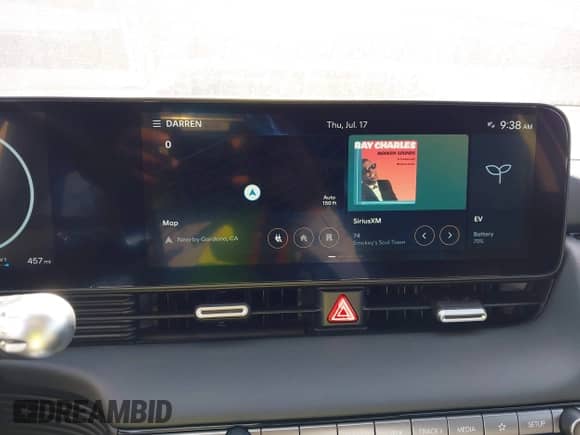 2025 Hyundai Ioniq 5 with VIN 7YAKR4DA8SY005422, listed as a IAAI auction lot 42749415 with 457 mi miles and . Bid and sale history available at DreamBid. Image 18.