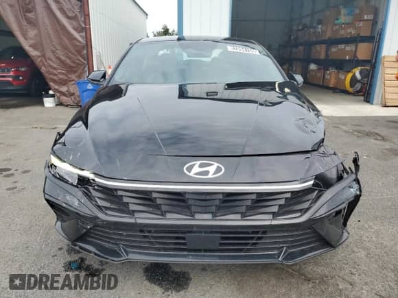 2025 Hyundai Elantra Limited with VIN KMHLN4DJ0SU121210, listed as a Copart auction lot 82094155 with 24,875 mi miles and Clean title. Bid and sale history available at DreamBid. Image 5.