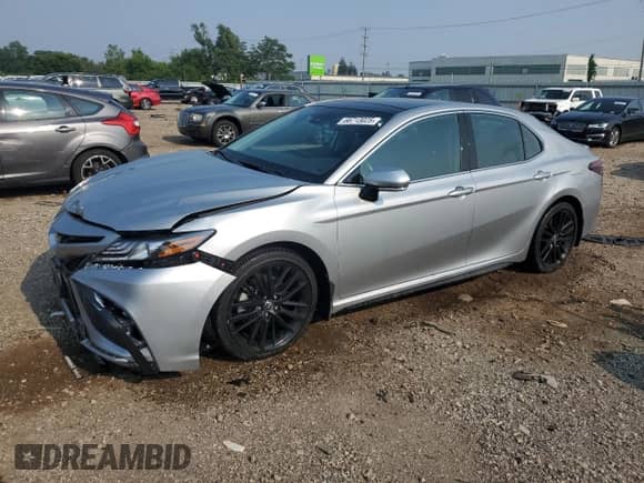 2021 Toyota Camry XSE with VIN 4T1K61BK4MU042368, listed as a Copart auction lot 66713025 with 37,666 mi miles and Salvage title. Bid and sale history available at DreamBid. Image 1.