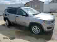 2017 Jeep Compass Sport with VIN 3C4NJDAB7HT656026, listed as a Copart auction lot 57790745 with Not provided miles and Non repairable. Bid and sale history available at DreamBid. Image 4.