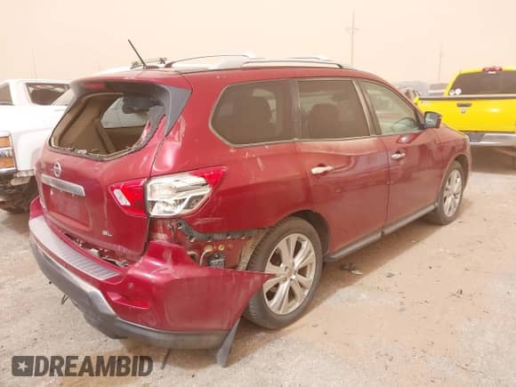 2018 Nissan Pathfinder S with VIN 5N1DR2MN6JC613762, listed as a IAAI auction lot 41801757 with 40,172 mi miles and . Bid and sale history available at DreamBid. Image 4.