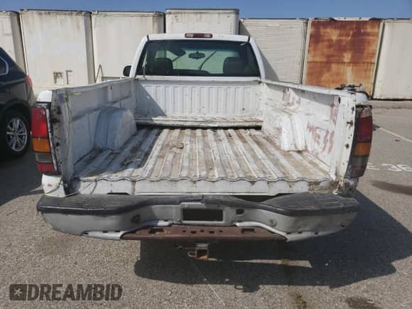 2005 GMC Sierra 1500 Work Truck with VIN 1GTEC14V65Z122583, listed as a Copart auction lot 56968854 with Not provided miles and Salvage title. Bid and sale history available at DreamBid. Image 6.