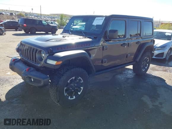2025 Jeep Wrangler Rubicon with VIN 1C4PJXFN9SW527106, listed as a IAAI auction lot 43529318 with 17,991 mi miles and . Bid and sale history available at DreamBid. Image 17.
