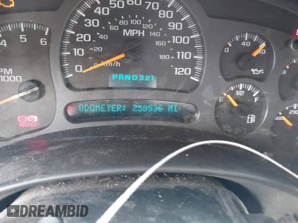 2003 Chevrolet Tahoe LS with VIN 1GNEC13Z73J300086, listed as a IAAI auction lot 42631182 with 258,536 mi miles and . Bid and sale history available at DreamBid. Image 7.