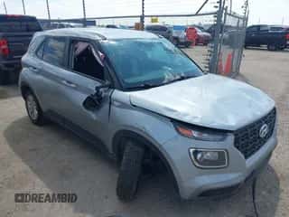 2021 Hyundai Venue SE with VIN KMHRB8A3XMU097145, listed as a IAAI auction lot 43092190 with 108,299 mi miles and . Bid and sale history available at DreamBid. Image 1.