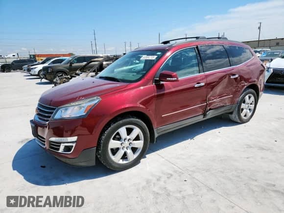 2016 Chevrolet Traverse LTZ with VIN 1GNKRJKD7GJ214614, listed as a Copart auction lot 68504715 with Not provided miles and Salvage title. Bid and sale history available at DreamBid. Image 1.