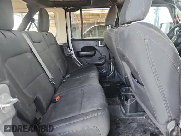 2021 Jeep Wrangler Unlimited Sport S with VIN 1C4HJXDN1MW601032, listed as a Copart auction lot 81692465 with 49,559 mi miles and Salvage title. Bid and sale history available at DreamBid. Image 10.