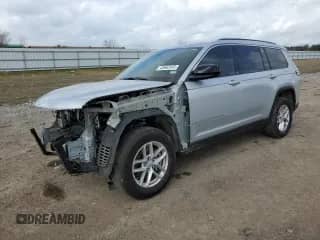 2024 Jeep Grand Cherokee Laredo X z VIN 1C4RJJAG1R8601714, wystawiony jako Copart lot #43662345 z przebiegiem Nie podano mil oraz Szkoda całkowita • Salvage title. Historia ofert i sprzedaży dostępna na DreamBid. Obrazek 1.