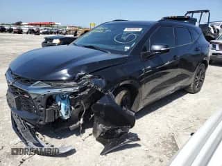 2021 Chevrolet Blazer RS с VIN 3GNKBKRS2MS522279, выставлен на аукционе Copart как лот 56525875 с пробегом 44 883 миль миль и Списание • Salvage title. История ставок и продаж доступна на DreamBid. Изображение 1.