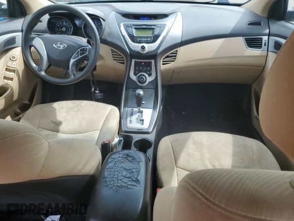 2012 Hyundai Elantra Limited with VIN 5NPDH4AE8CH125816, listed as a Copart auction lot 58403405 with 143,254 mi miles and Salvage title. Bid and sale history available at DreamBid. Image 8.