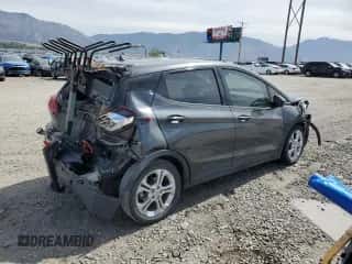 2018 Chevrolet Bolt EV LT with VIN 1G1FW6S02J4130258, listed as a Copart auction lot 80749645 with 36,003 mi miles and Salvage title. Bid and sale history available at DreamBid. Image 3.