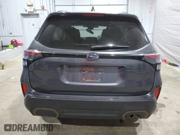 2025 Subaru Forester Special Sports with VIN JF2SLDHC9SH439354, listed as a Copart auction lot 66332285 with 7,609 mi miles and Salvage title. Bid and sale history available at DreamBid. Image 6.