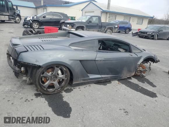 2006 Lamborghini Gallardo with VIN ZHWGU12T46LA02951, listed as a Copart auction lot 87735325 with Not provided miles and Salvage title. Bid and sale history available at DreamBid. Image 3.
