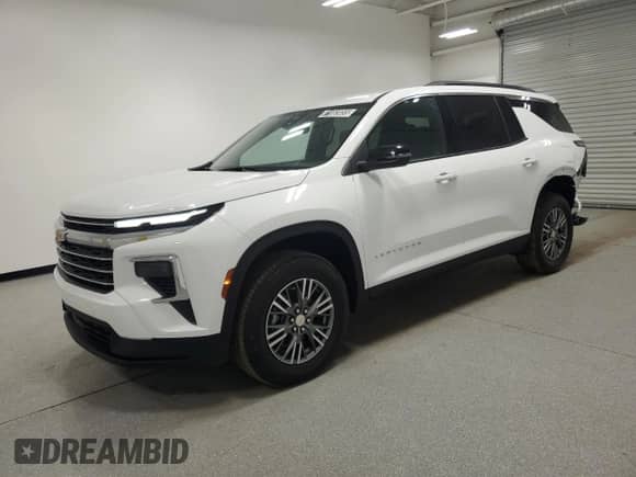 2025 Chevrolet Traverse FWD LT с VIN 1GNERGRS0SJ148324, выставлен на аукционе Copart как лот 71083055 с пробегом 802 миль миль и Чистый • Clean title. История ставок и продаж доступна на DreamBid. Изображение 1.