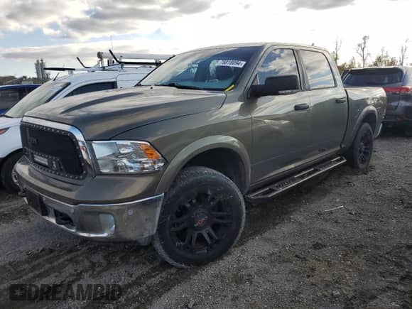 2014 Ram 1500 SLT with VIN 1C6RR7LTXES266379, listed as a Copart auction lot 78818094 with 87,431 mi miles and Salvage title. Bid and sale history available at DreamBid. Image 1.
