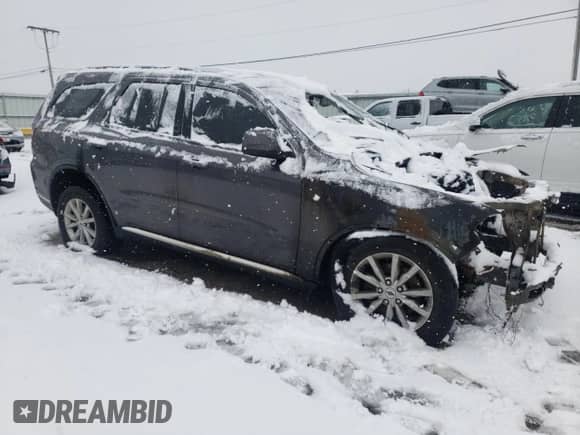 2020 Dodge Durango SXT Plus with VIN 1C4RDJAG3LC170997, listed as a Copart auction lot 81346384 with Not provided miles and Salvage title. Bid and sale history available at DreamBid. Image 4.