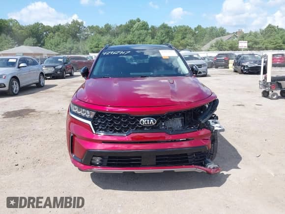 2021 Kia Sorento EX with VIN 5XYRHDLF1MG046783, listed as a IAAI auction lot 42912917 with 47,145 mi miles and . Bid and sale history available at DreamBid. Image 12.