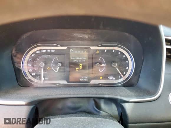 2023 Hyundai Santa Cruz SEL with VIN 5NTJBDAE9PH051902, listed as a Copart auction lot 66391755 with 47,935 mi miles and Salvage title. Bid and sale history available at DreamBid. Image 9.