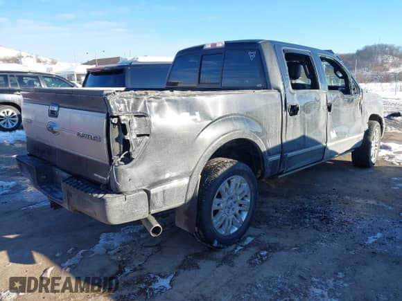2014 Ford F-150 XL with VIN 1FTFW1EF1EFA91845, listed as a IAAI auction lot 41319958 with 124,819 mi miles and . Bid and sale history available at DreamBid. Image 4.