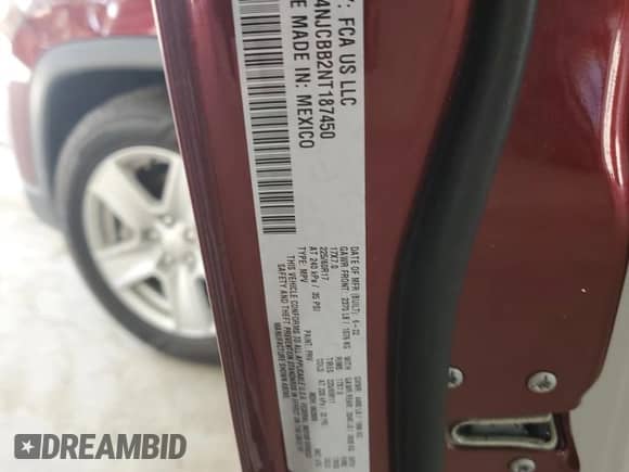 2022 Jeep Compass Latitude с VIN 3C4NJCBB2NT187450, выставлен на аукционе Copart как лот 72029485 с пробегом 61 172 миль миль и Списание • Salvage title. История ставок и продаж доступна на DreamBid. Изображение 13.