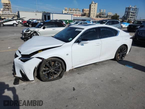 2022 Lexus IS 350 F Sport с VIN JTHGZ1B28N5056849, выставлен на аукционе Copart как лот 86895405 с пробегом Не указан миль и Списание • Salvage title. История ставок и продаж доступна на DreamBid. Изображение 1.