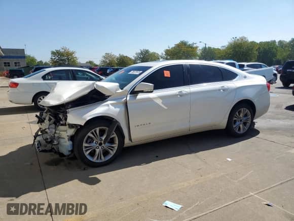 2014 Chevrolet Impala LT with VIN 2G1125S33E9194838, listed as a Copart auction lot 70977975 with 120,102 mi miles and Salvage title. Bid and sale history available at DreamBid. Image 1.