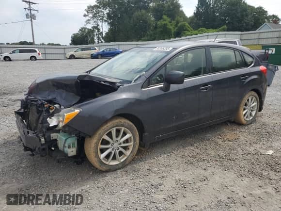 2012 Subaru Impreza Premium with VIN JF1GPAC62CG241513, listed as a Copart auction lot 80306355 with 161,238 mi miles and Salvage title. Bid and sale history available at DreamBid. Image 1.