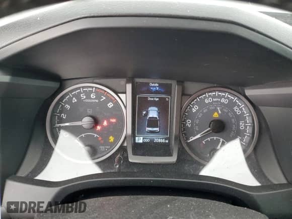 2021 Toyota Tacoma TRD Off Road with VIN 3TMCZ5AN4MM452580, listed as a Copart auction lot 84652395 with 20,866 mi miles and Salvage title. Bid and sale history available at DreamBid. Image 9.