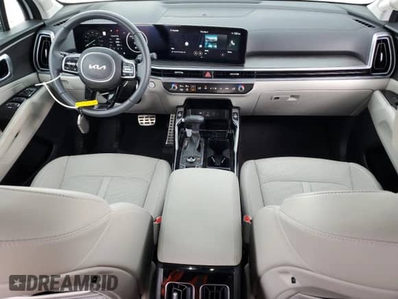 2025 Kia Sorento X-Line SX with VIN 5XYRKDJF4SG345864, listed as a Copart auction lot 71502705 with 3,292 mi miles and Salvage title. Bid and sale history available at DreamBid. Image 8.