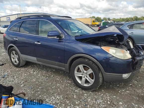 2007 Hyundai Veracruz GLS with VIN KM8NU13C37U023356, listed as a Copart auction lot 81753055 with Not provided miles and Salvage title. Bid and sale history available at DreamBid. Image 4.