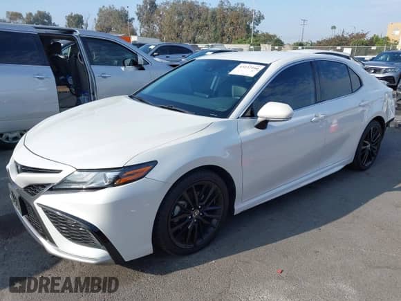 2021 Toyota Camry XSE with VIN 4T1K61AK4MU438222, listed as a IAAI auction lot 43237160 with 49,103 mi miles and . Bid and sale history available at DreamBid. Image 2.
