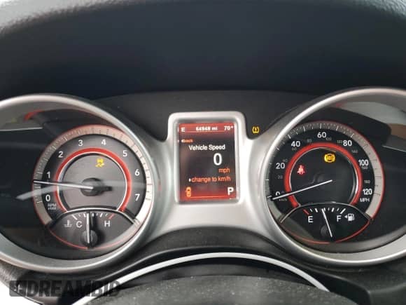 2017 Dodge Journey GT with VIN 3C4PDDEG3HT587793, listed as a Copart auction lot 68101155 with 64,948 mi miles and Clean title. Bid and sale history available at DreamBid. Image 9.