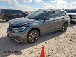 2023 Volkswagen Tiguan S with VIN 3VVRB7AX9PM054217, listed as a Copart auction lot 65826785 with 38,191 mi miles and Salvage title. Bid and sale history available at DreamBid. Image 1.