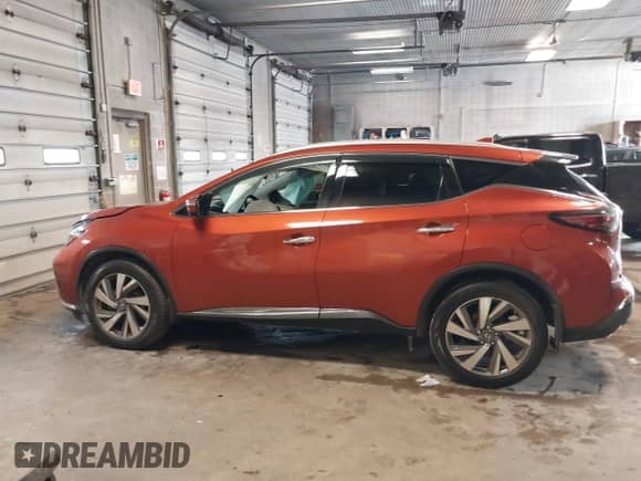 2019 Nissan Murano S with VIN 5N1AZ2MS1KN108629, listed as a IAAI auction lot 41386321 with 43,864 mi miles and . Bid and sale history available at DreamBid. Image 14.