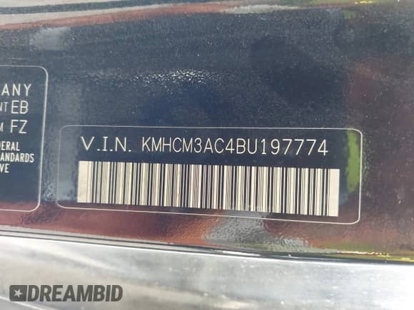 2011 Hyundai Accent GS с VIN KMHCM3AC4BU197774, выставлен на аукционе IAAI как лот 42641893 с пробегом 138 548 миль миль и . История ставок и продаж доступна на DreamBid. Изображение 9.