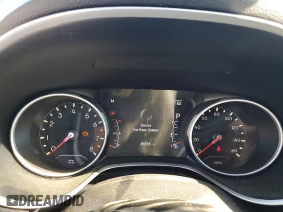 2018 Jeep Compass Latitude z VIN 3C4NJCBB0JT412183, wystawiony jako Copart lot #69242045 z przebiegiem 86 536 mil mil oraz Szkoda całkowita • Salvage title. Historia ofert i sprzedaży dostępna na DreamBid. Obrazek 9.
