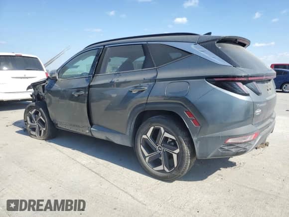 2023 Hyundai Tucson Limited with VIN 5NMJECAEXPH267433, listed as a Copart auction lot 87064155 with 38,193 mi miles and Salvage title. Bid and sale history available at DreamBid. Image 2.