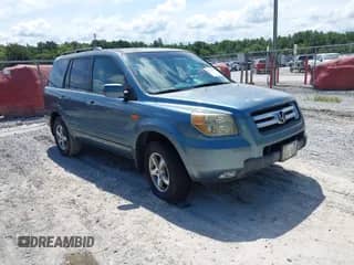 2006 Honda Pilot EX-L z VIN 5FNYF28776B004779, wystawiony jako IAAI lot #42892217 z przebiegiem 184 674 mil mil oraz . Historia ofert i sprzedaży dostępna na DreamBid. Obrazek 1.
