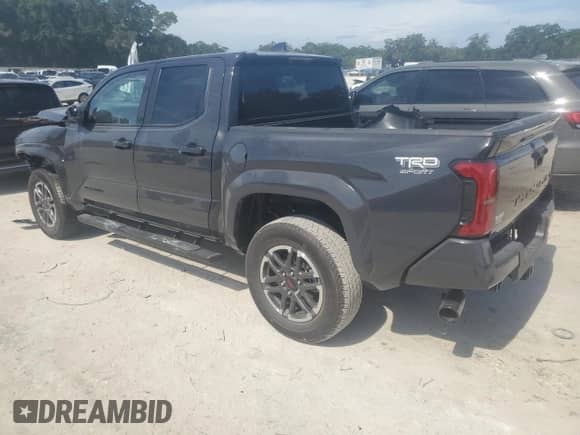 2024 Toyota Tacoma SR5 with VIN 3TMKB5FN5RM020760, listed as a Copart auction lot 61219275 with 4,143 mi miles and Non repairable. Bid and sale history available at DreamBid. Image 2.