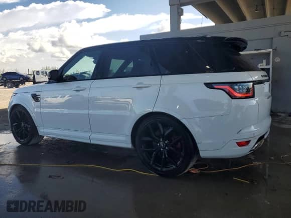 2022 Land Rover Range Rover Sport SVR z VIN SALWZ2RE6NA244093, wystawiony jako Copart lot #89654195 z przebiegiem 9 486 mil mil oraz Szkoda całkowita • Salvage title. Historia ofert i sprzedaży dostępna na DreamBid. Obrazek 2.