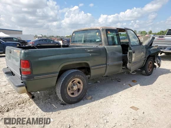 1996 Dodge 1500 with VIN 3B7HC13Z1TM109353, listed as a Copart auction lot 67586815 with 105,048 mi miles and Salvage title. Bid and sale history available at DreamBid. Image 3.