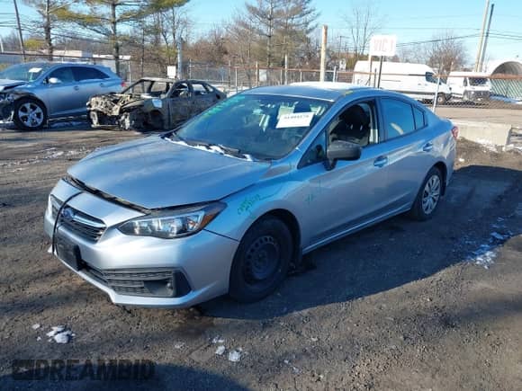 2022 Subaru Impreza with VIN 4S3GKAB67N3602951, listed as a IAAI auction lot 41404578 with 44,185 mi miles and . Bid and sale history available at DreamBid. Image 2.